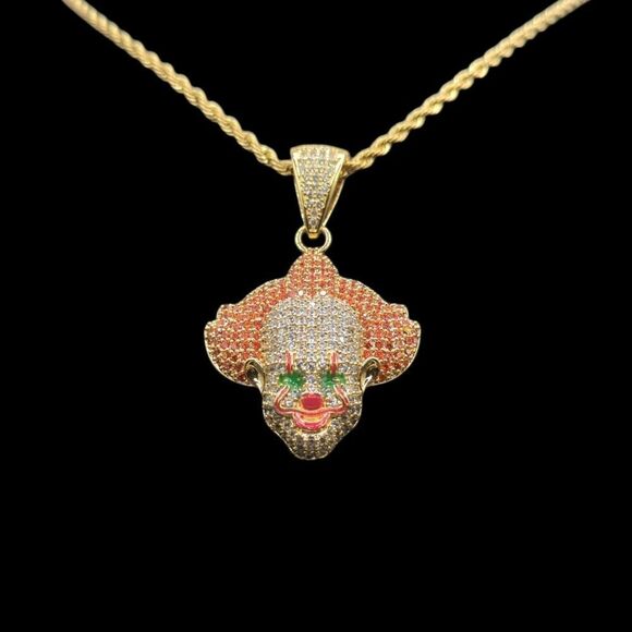 30"Rope Chain - 14K Gold Finish Pennywise - Picture 3 of 8